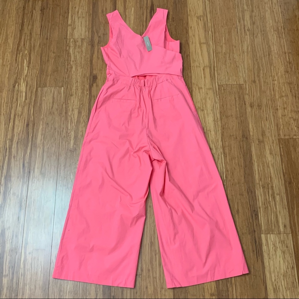 J. Crew Dark Matter Jumpsuit Bright Coral 452-40 - Picture 6 of 8